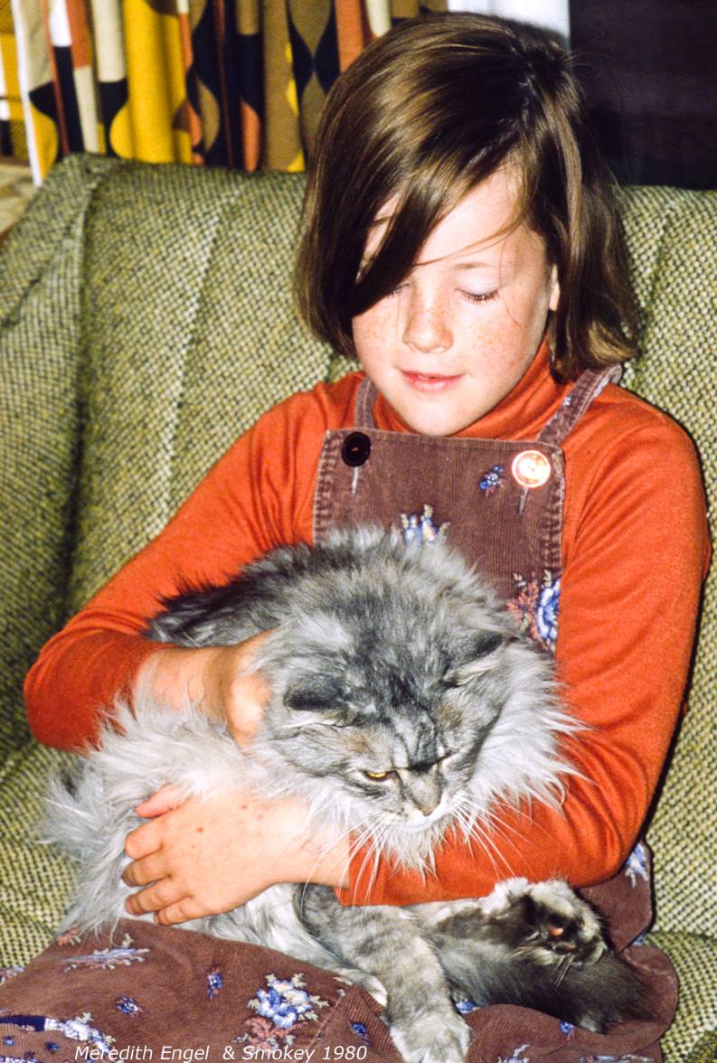 Photo of a child holding a cat