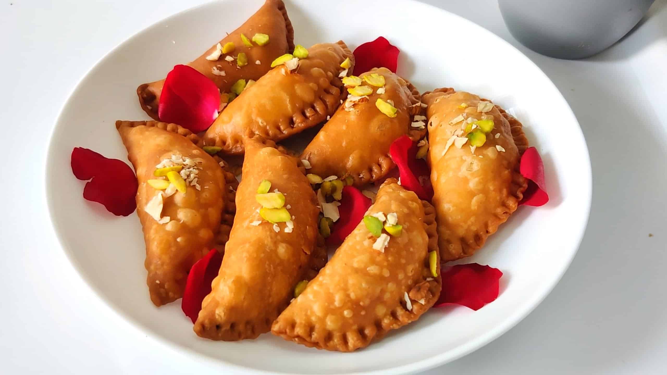Gujiya, a traditional Holi sweet